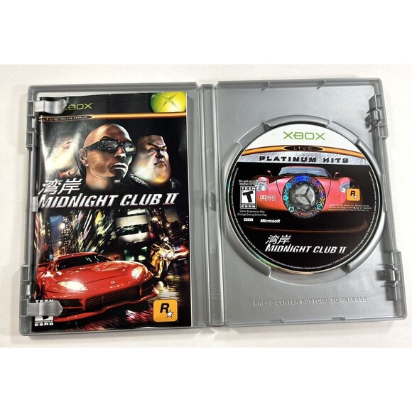 Midnight Club II 2003 Microsoft Xbox Platinum Hits Complete With Manual Tested - Picture 3 of 9